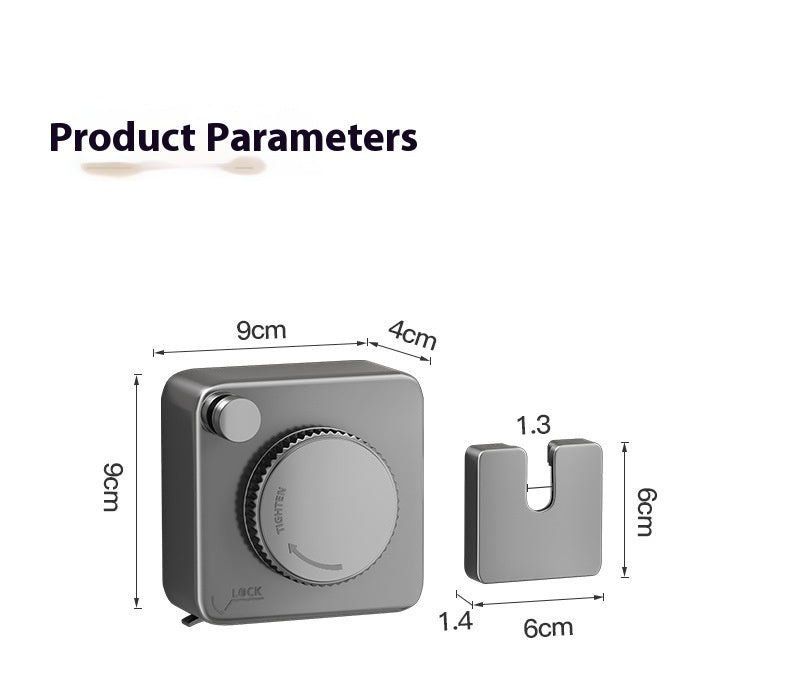 Invisible Retractable Clothesline